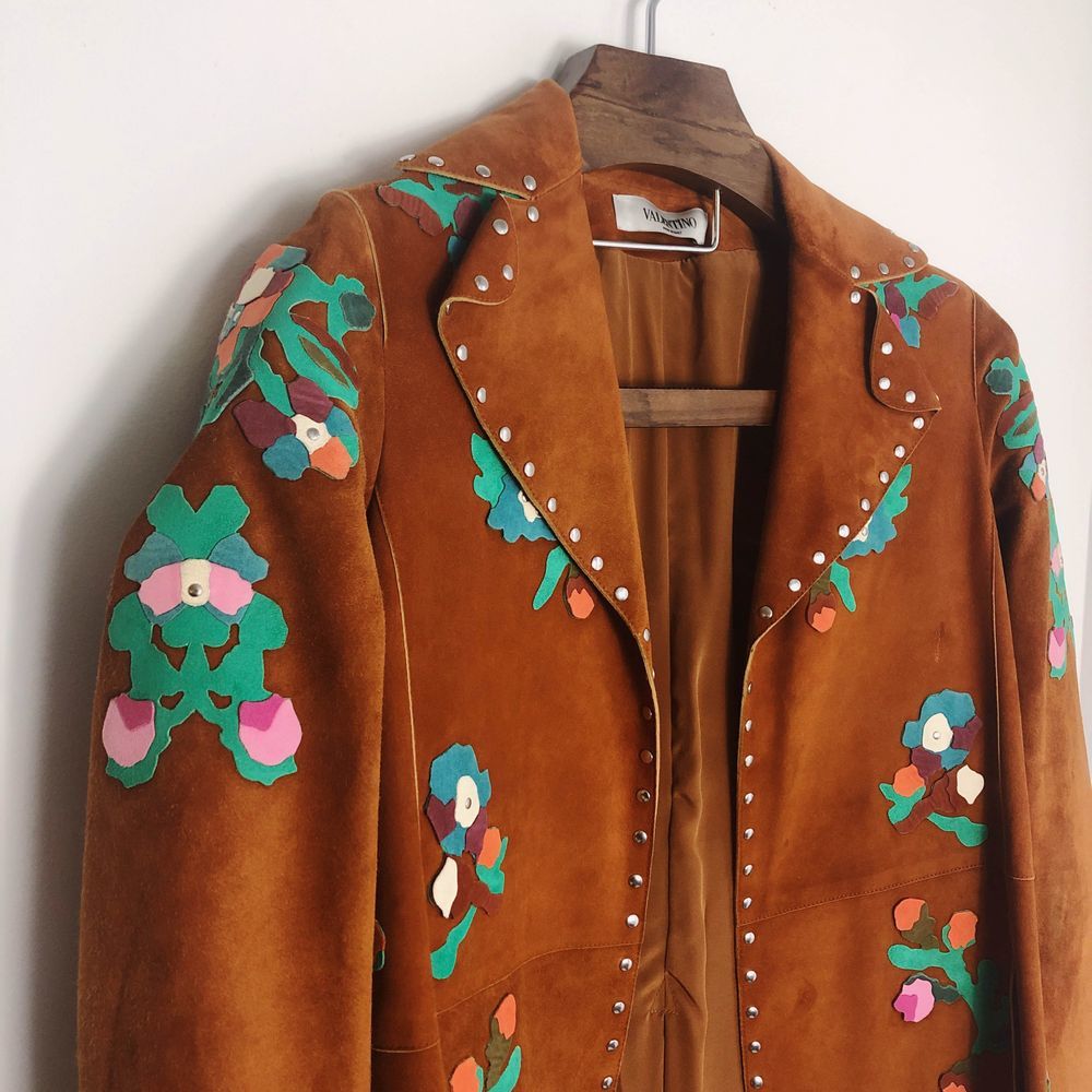 AUTHENTIC VALENTINO SUEDE JACKET RARE - COLLECTOR! - Picture 1 of 7